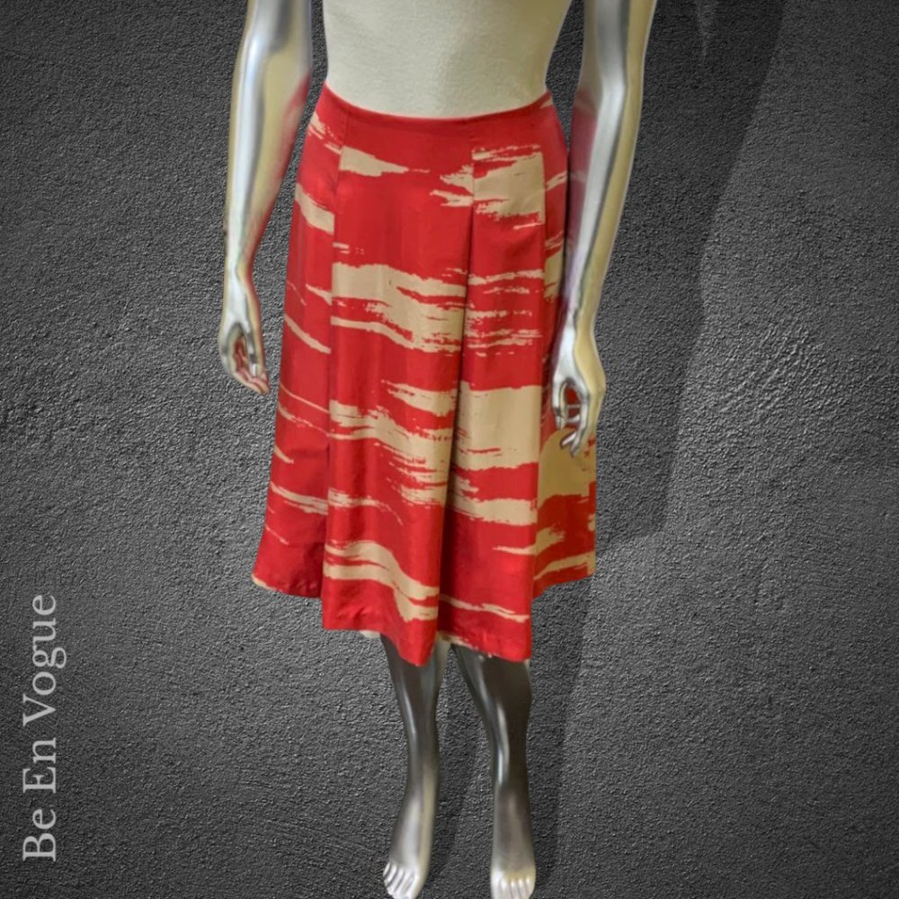 Jones New York Wide Pleated Skirt